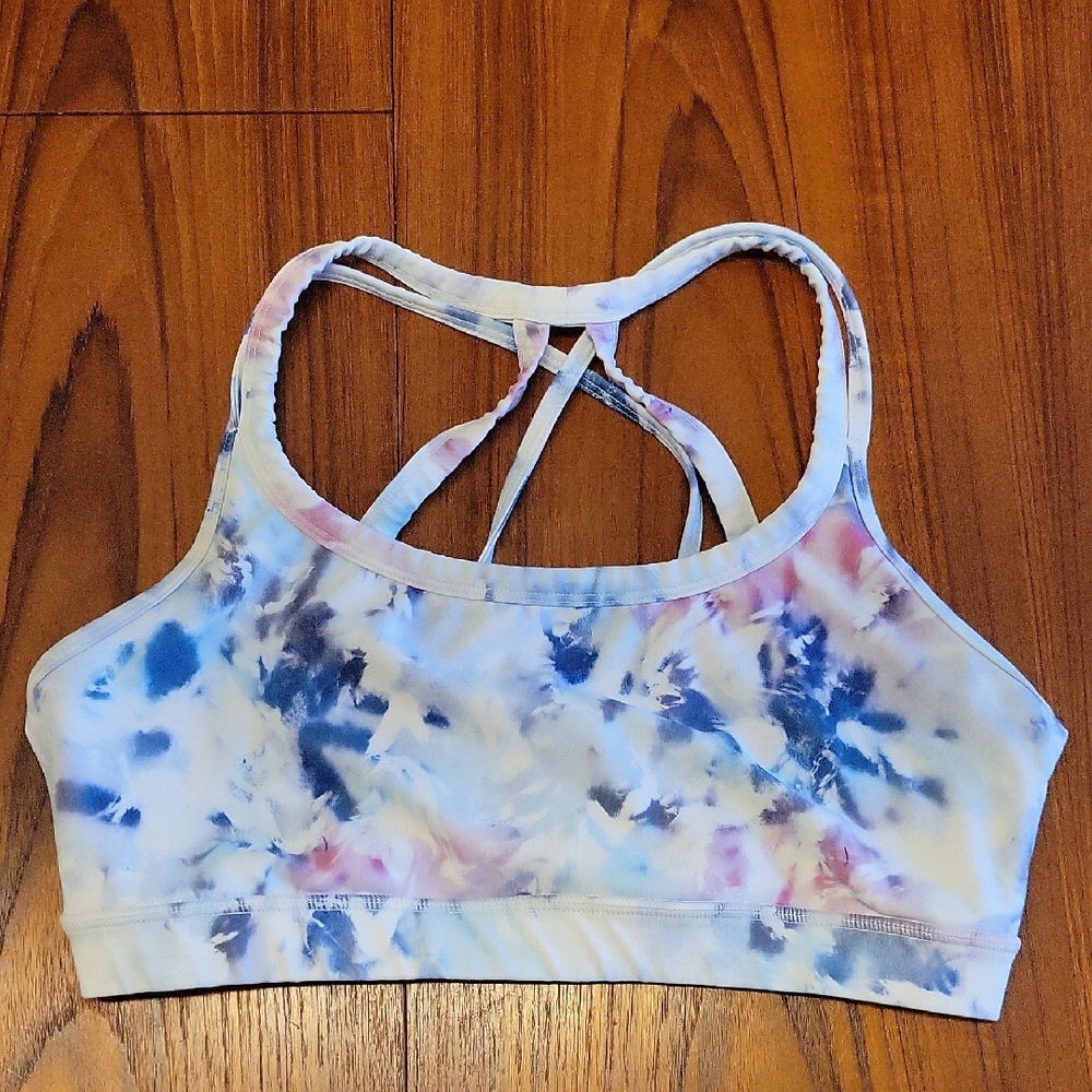 Gaiam Sports Bra Pastel Swirl Size L